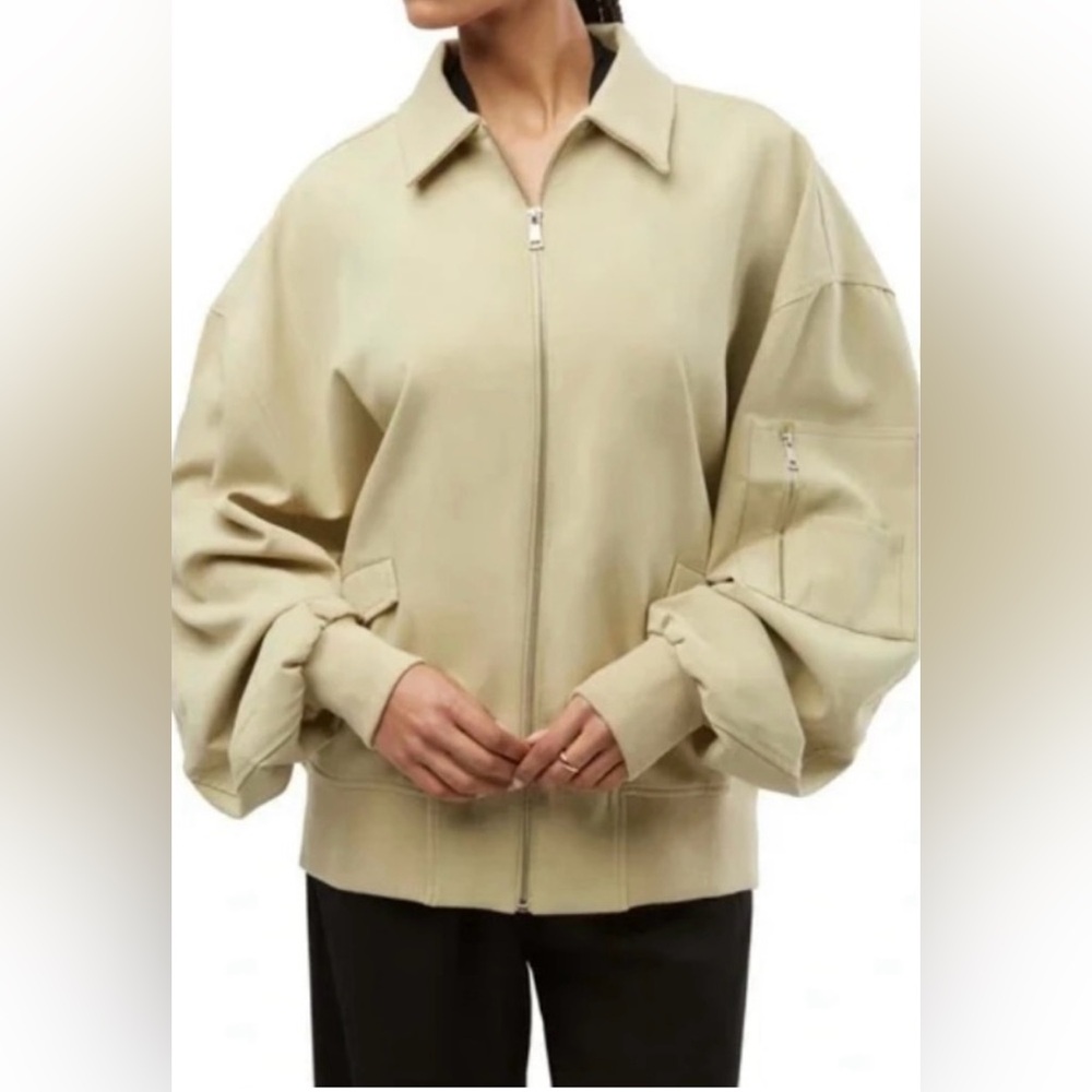 Weworewhat Twill Bomber Jacket size XS